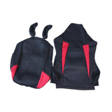 Maxbell Computer Office Chair Slipcovers Breathable Swivel Chair Gaming Chair Covers Black Red