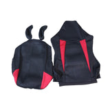 Maxbell Computer Office Chair Slipcovers Breathable Swivel Chair Gaming Chair Covers Black Red