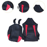 Maxbell Computer Office Chair Slipcovers Breathable Swivel Chair Gaming Chair Covers Black Red