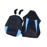 Maxbell Computer Office Chair Slipcovers Breathable Swivel Chair Gaming Chair Covers Black Blue