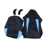 Maxbell Computer Office Chair Slipcovers Breathable Swivel Chair Gaming Chair Covers Black Blue