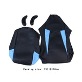 Maxbell Computer Office Chair Slipcovers Breathable Swivel Chair Gaming Chair Covers Black Blue