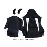 Maxbell Computer Office Chair Slipcovers Breathable Swivel Chair Gaming Chair Covers Black White