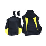 Maxbell Computer Office Chair Slipcovers Breathable Swivel Chair Gaming Chair Covers Black Yellow