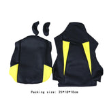 Maxbell Computer Office Chair Slipcovers Breathable Swivel Chair Gaming Chair Covers Black Yellow