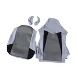 Maxbell Computer Office Chair Slipcovers Breathable Swivel Chair Gaming Chair Covers Black Gray