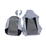 Maxbell Computer Office Chair Slipcovers Breathable Swivel Chair Gaming Chair Covers Black Gray