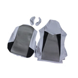 Maxbell Computer Office Chair Slipcovers Breathable Swivel Chair Gaming Chair Covers Black Gray