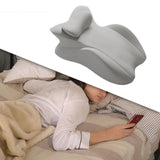 Maxbell Bed Wedge Pillow Sleeping Lie Cushion for Back Sleeping Lounging Office grey