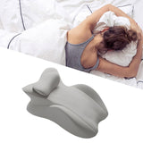Maxbell Bed Wedge Pillow Sleeping Lie Cushion for Back Sleeping Lounging Office grey