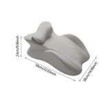 Maxbell Bed Wedge Pillow Sleeping Lie Cushion for Back Sleeping Lounging Office grey