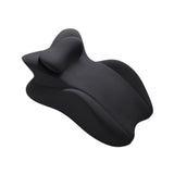 Maxbell Bed Wedge Pillow Sleeping Lie Cushion for Back Sleeping Lounging Office black