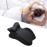 Maxbell Bed Wedge Pillow Sleeping Lie Cushion for Back Sleeping Lounging Office black