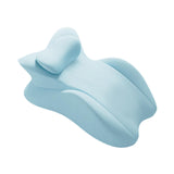 Maxbell Bed Wedge Pillow Sleeping Lie Cushion for Back Sleeping Lounging Office blue