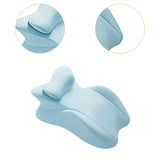 Maxbell Bed Wedge Pillow Sleeping Lie Cushion for Back Sleeping Lounging Office blue