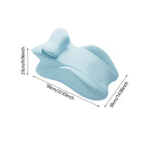 Maxbell Bed Wedge Pillow Sleeping Lie Cushion for Back Sleeping Lounging Office blue