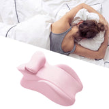 Maxbell Bed Wedge Pillow Sleeping Lie Cushion for Back Sleeping Lounging Office pink