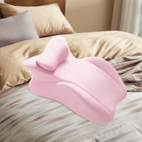 Maxbell Bed Wedge Pillow Sleeping Lie Cushion for Back Sleeping Lounging Office pink