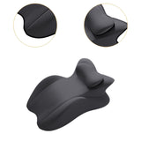 Maxbell Bed Wedge Pillow Sleeping Lie Cushion for Back Sleeping Lounging Office dark grey