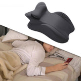 Maxbell Bed Wedge Pillow Sleeping Lie Cushion for Back Sleeping Lounging Office dark grey