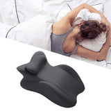 Maxbell Bed Wedge Pillow Sleeping Lie Cushion for Back Sleeping Lounging Office dark grey
