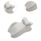 Maxbell Bed Wedge Pillow Sleeping Lie Cushion for Back Sleeping Lounging Office light grey