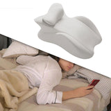 Maxbell Bed Wedge Pillow Sleeping Lie Cushion for Back Sleeping Lounging Office light grey