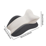 Maxbell Bed Wedge Pillow Triangle Pillow Wedge for Men Women Back Sleeping Dorm grey