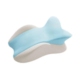 Maxbell Bed Wedge Pillow Triangle Pillow Wedge for Men Women Back Sleeping Dorm blue