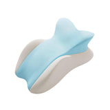 Maxbell Bed Wedge Pillow Triangle Pillow Wedge for Men Women Back Sleeping Dorm blue