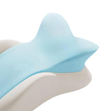 Maxbell Bed Wedge Pillow Triangle Pillow Wedge for Men Women Back Sleeping Dorm blue