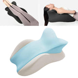 Maxbell Bed Wedge Pillow Triangle Pillow Wedge for Men Women Back Sleeping Dorm blue