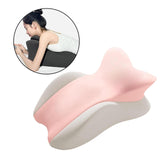 Maxbell Bed Wedge Pillow Triangle Pillow Wedge for Men Women Back Sleeping Dorm pink