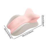 Maxbell Bed Wedge Pillow Triangle Pillow Wedge for Men Women Back Sleeping Dorm pink