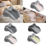 Maxbell Memory Foam Cushion Stylish Multifunctional Feet Pillow for Office Beds Home Light Gray