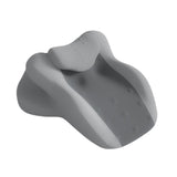 Maxbell Memory Foam Cushion Stylish Multifunctional Feet Pillow for Office Beds Home Light Gray