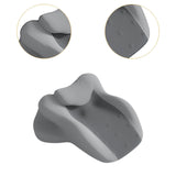 Maxbell Memory Foam Cushion Stylish Multifunctional Feet Pillow for Office Beds Home Light Gray