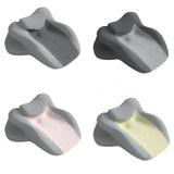 Maxbell Memory Foam Cushion Stylish Multifunctional Feet Pillow for Office Beds Home Light Gray