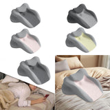 Maxbell Memory Foam Cushion Stylish Multifunctional Feet Pillow for Office Beds Home Light Gray