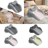 Maxbell Memory Foam Cushion Stylish Multifunctional Feet Pillow for Office Beds Home Light Gray