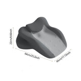 Maxbell Memory Foam Cushion Stylish Multifunctional Feet Pillow for Office Beds Home Dark Gray