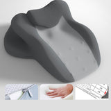 Maxbell Memory Foam Cushion Stylish Multifunctional Feet Pillow for Office Beds Home Dark Gray
