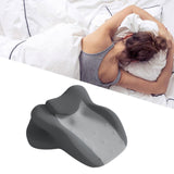 Maxbell Memory Foam Cushion Stylish Multifunctional Feet Pillow for Office Beds Home Dark Gray