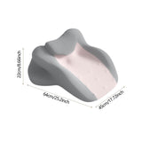 Maxbell Memory Foam Cushion Stylish Multifunctional Feet Pillow for Office Beds Home Pink