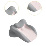 Maxbell Memory Foam Cushion Stylish Multifunctional Feet Pillow for Office Beds Home Pink