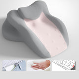 Maxbell Memory Foam Cushion Stylish Multifunctional Feet Pillow for Office Beds Home Pink