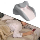 Maxbell Memory Foam Cushion Stylish Multifunctional Feet Pillow for Office Beds Home Pink
