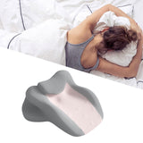 Maxbell Memory Foam Cushion Stylish Multifunctional Feet Pillow for Office Beds Home Pink