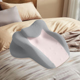 Maxbell Memory Foam Cushion Stylish Multifunctional Feet Pillow for Office Beds Home Pink