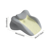 Maxbell Memory Foam Cushion Stylish Multifunctional Feet Pillow for Office Beds Home Yellow